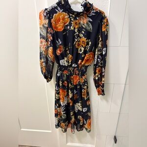 Floral Long Sleeve Dress
